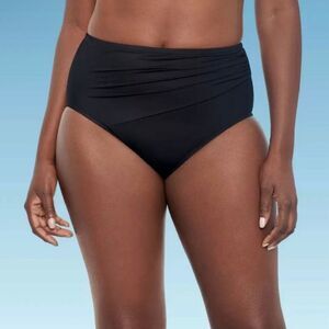 NEW! Slimming Tummy-Control Black High Waist Bikini Bottom Dreamsuit Size 10 New